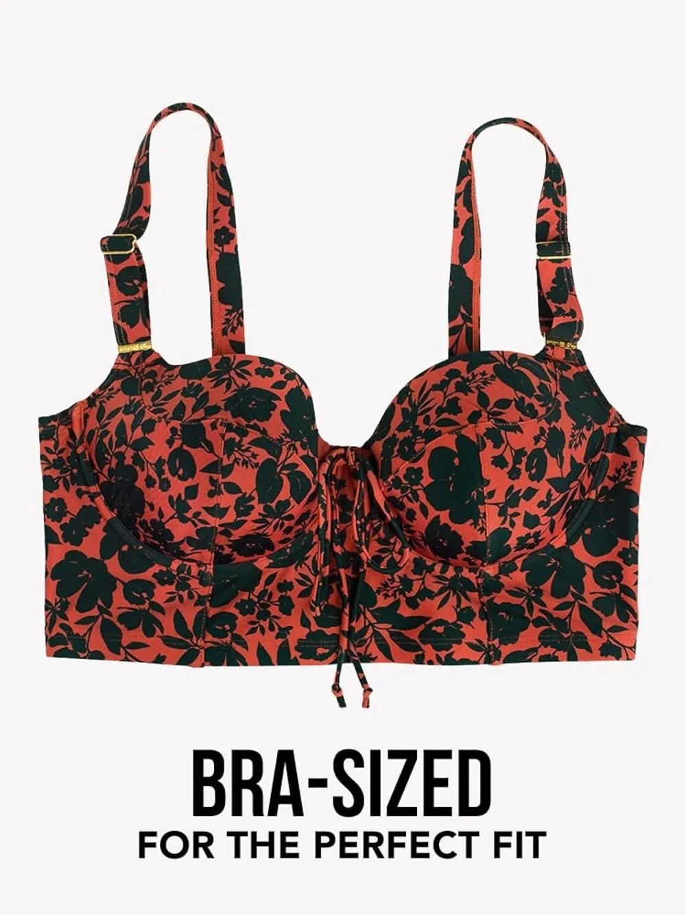 Smart and Sexy bikini top, size 34D.
